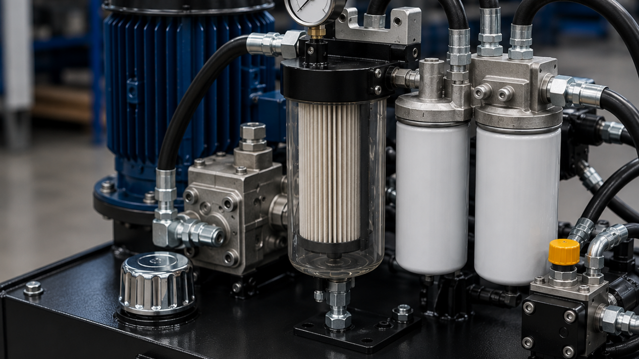 contaminazione olio idraulico