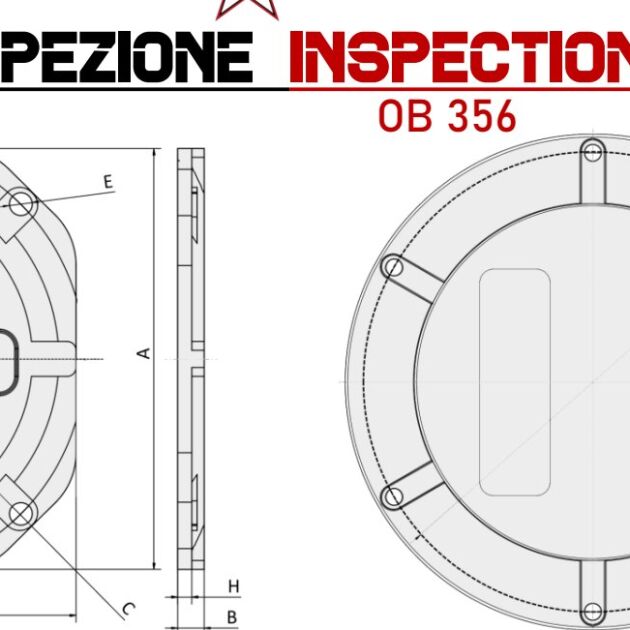 Oblò d'ispezione serie OB, SE, SI
