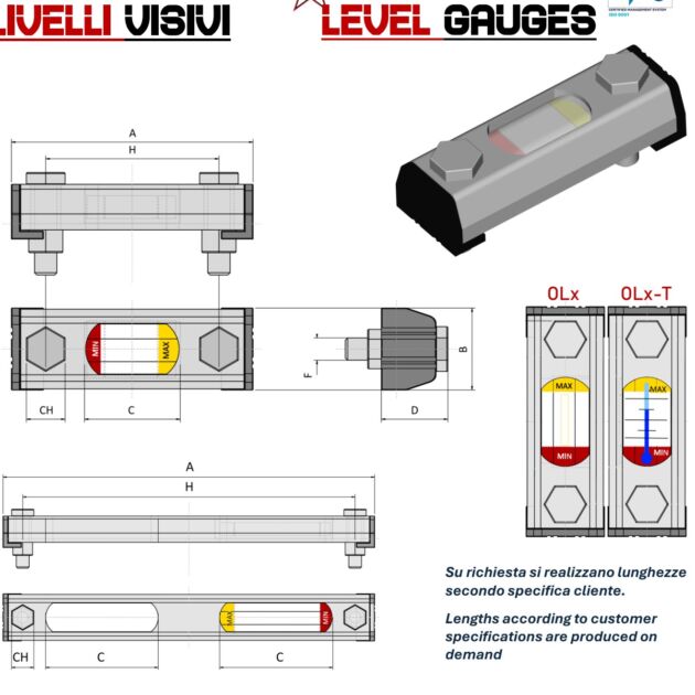 Livelli visivi serie OL