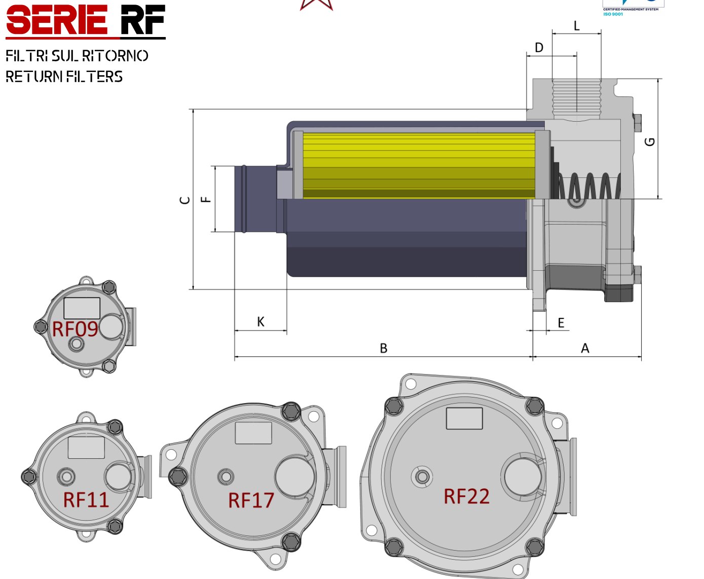 Filtri sul ritorno serie RF