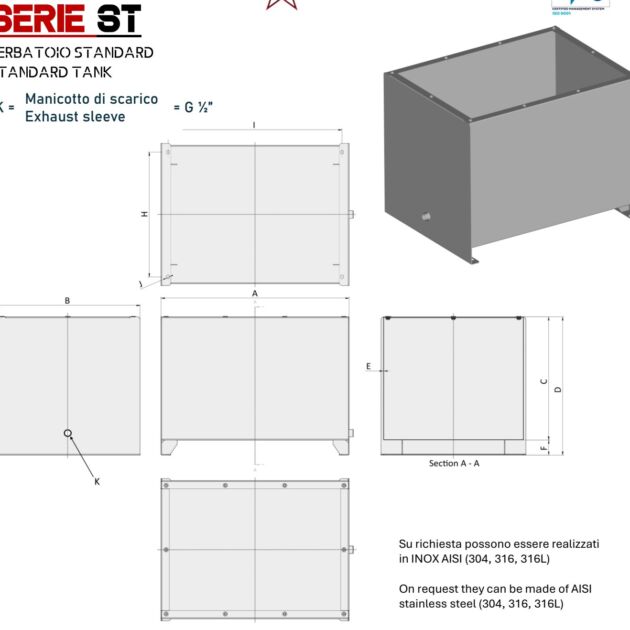 Serbatoi oleodinamici serie ST