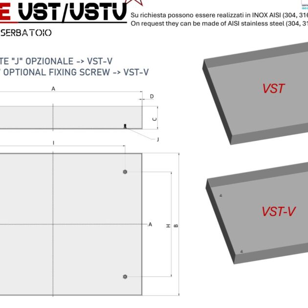 Vasche di contenimento serie VST e VSTV