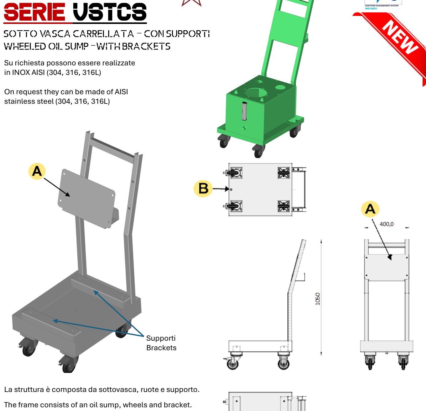 Vasche di contenimento serie VSTCS